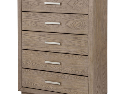 Gibbons Barley - 5 Drawer Bedroom Chest - Brown