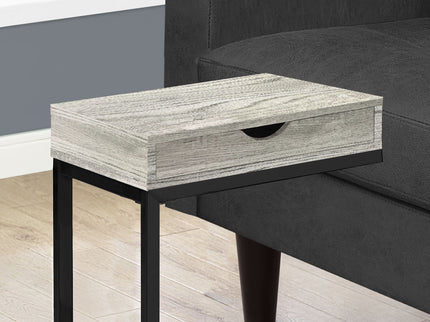 Accent Table, C - Shaped Contemporary Elegant Desig