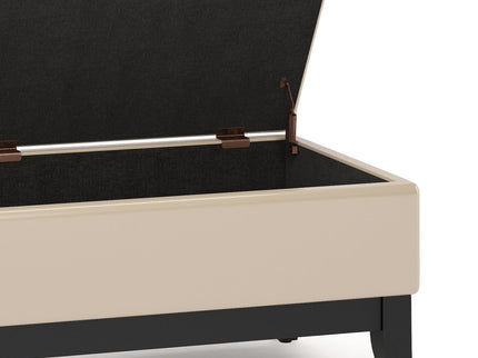 Oregon - Contemporary Storage Ottoman Bench With Tray
