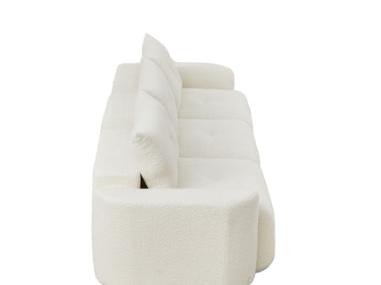 3 Seater With Thickened Armrests Sofa For Living Room