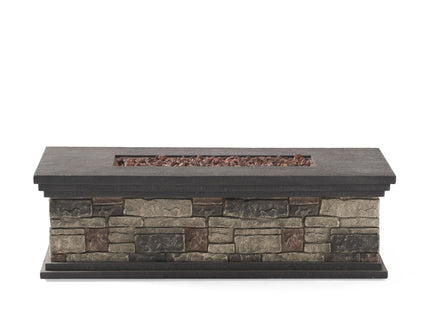 Fire Pit With Lightweight Concrete And Steel Frame