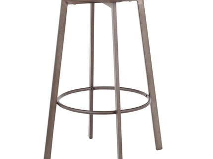 Clara - Industrial Square Barstool (Set of 2) - Espresso