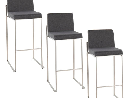 Fuji - Contemporary And Modern Elegance High Back Barstool