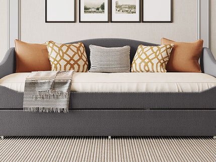 Design Upholstered Daybed With Light And Trundle