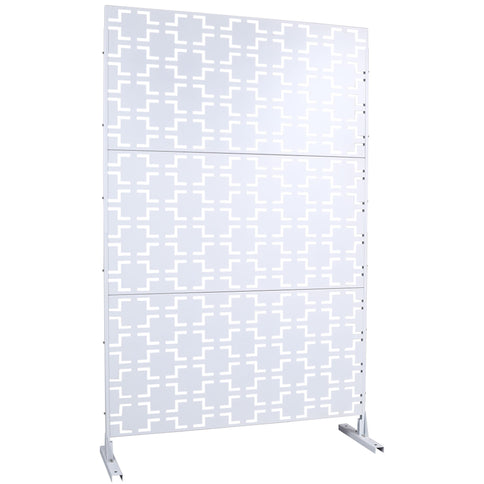 Outdoor & Indoor Metal Privacy Freestanding Decorative Screen