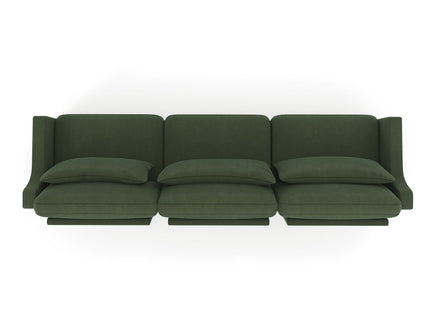 Elegant Sofa With Ergonomic Design And Lumbar Pillows