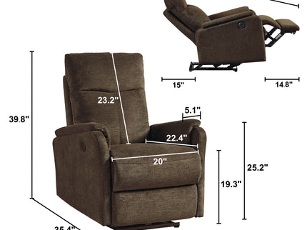Recliner Chair With Power Function Easy Control Big Stocks, Recliner Single Chair For Living Room, Bed Room