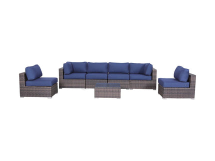 Outdoor Wicker Seating Group With Cushions