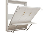 White / Queen / None & Integrated Desk