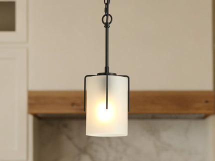 Adjustable Cylindrical Pendant Light
