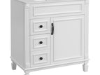 White / Left Side Drawers