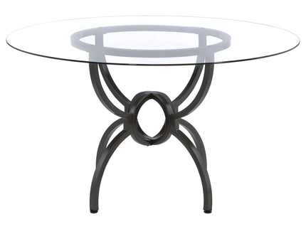 Marina - Round Dining Table - Gunmetal