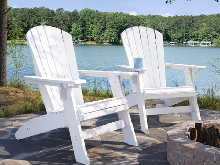 Adirondack Chair Sturdy HDPE Poly Lumber For Poolside, Patio, And Garden Relaxation
