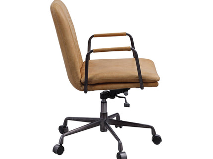 Eclarn - Top Grain Leather Office Chair - Brown
