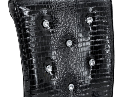Alligator Skin Upholstered Dining Chairs