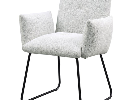 Donica - Upholstered Dining Arm Chair (Set of 2) - Light Gray