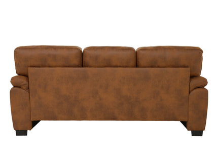 3 Seater Sofa With Padded Armrests And Triangular Leg