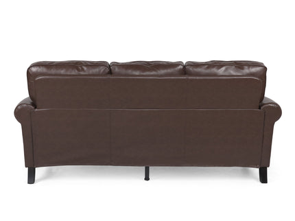 Contemporary 3 Seater Sofa With Nailhead Trim