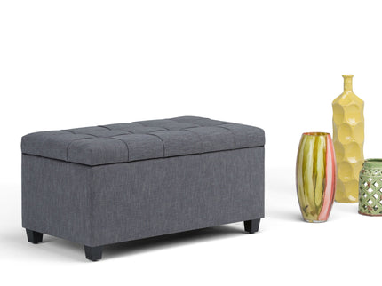 Sienna - Upholstered Storage Ottoman Bench