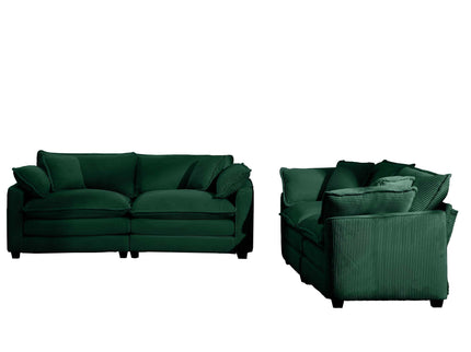 Elegant Oversized Sectional Sofa Set With Deep Seats And Flexible Layout