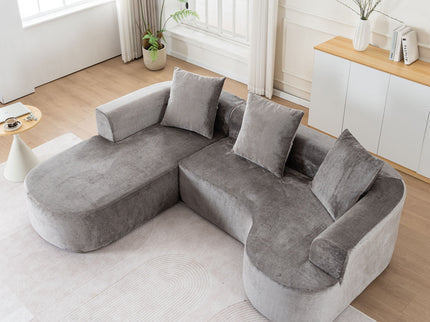 Modular Sectional Sofa With L Shape Chaise With Deep Seat