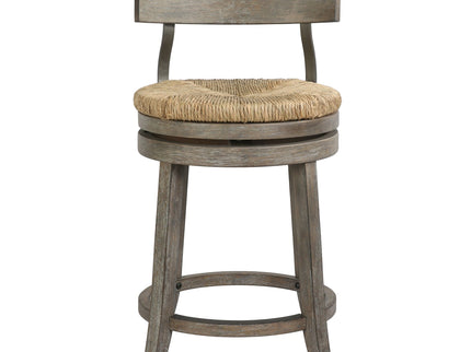 Stool With Natural Seagrass Seat