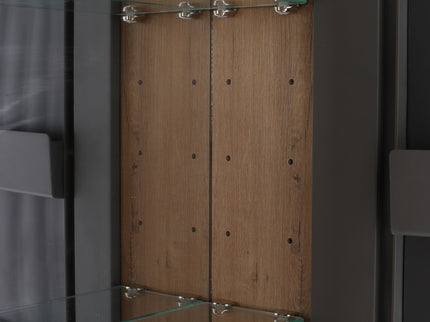 14" Bathroom Mirror Cabinet With Adjustable Shelves, Wall Mounted Medicine Storage Cabinet Frame With Soft Closing Hinges - Imitative Oak