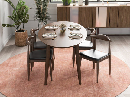 Destiny - Dining Chairs (Set of 2) - Black / Dark Brown