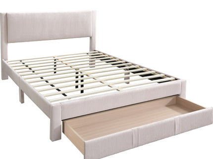 Contemporary Bed & Storage Drawer