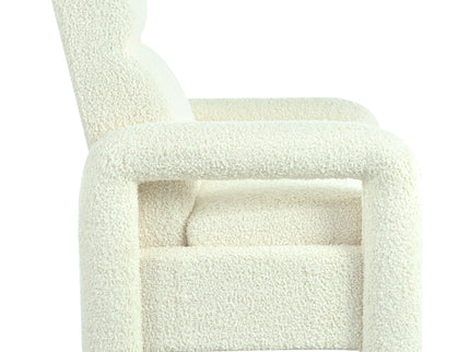 Push Back Recliner Armchair Upholstered Recliner Chair Single Sofa With Adjustable Backrest