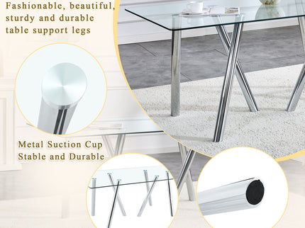 Dining Table With Transparent Surface