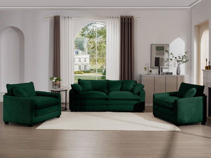Elegant Oversized Sectional Sofa Set With Deep Seats And Flexible Layout