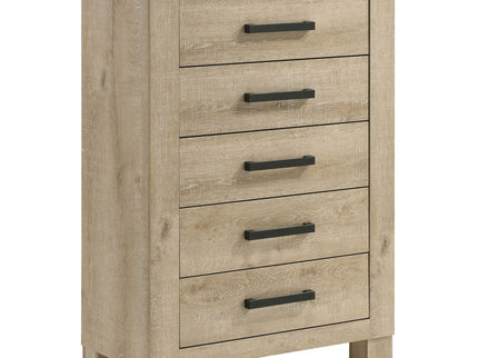 Sansome - 5 Drawer Bedroom Chest - Oak