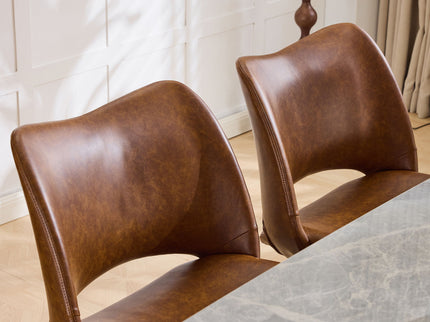 Modern Swivel Dining Chair With High Back