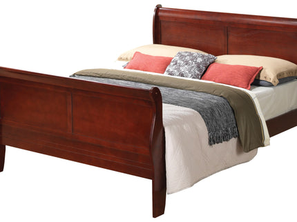 Panel Sleigh Bed