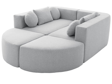 Boneless - Couch Modular Sectional Sofa With Deep Seating And Curved Design