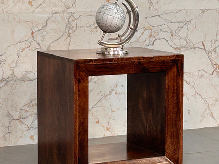 Solis - Open Side Table - Brown