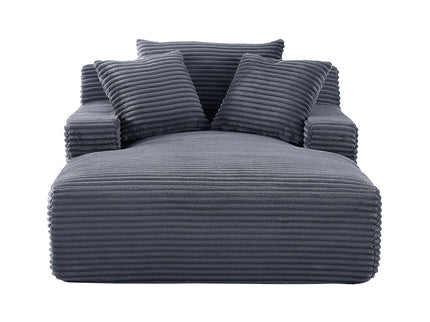 Cloudline - Oversized Chaise Lounge, Modern Comfy Couch With Full Foam Cushioning, Cozy Sleeper Sofabed