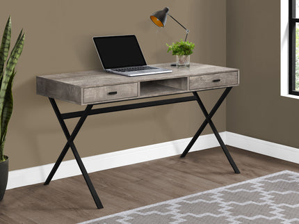Computer Desk For Home Office, Laptop, Storage Drawers, Glossy Contemporary & Modern