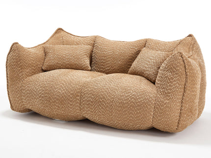 Comfortable Dual Beanbag Chair With High Resilience Foam Core For 2 People