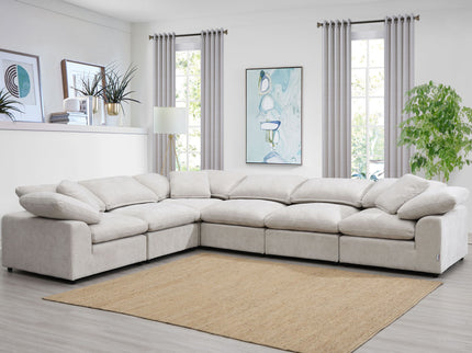 Naveen - 6 Piece Modular Sectional - Ivory