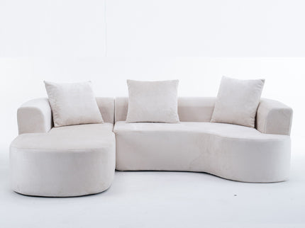 Modular Sectional Sofa With L Shape Chaise With Deep Seat