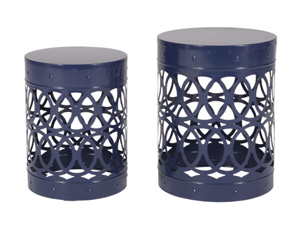 Delight - Powder Coated Iron End Table (Set of 2)