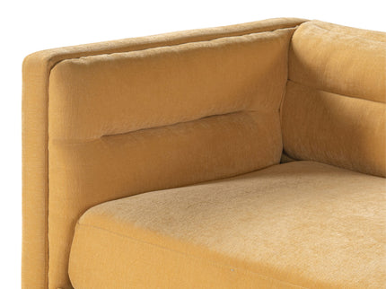 3 Seater Sofa Upholstery With Square Arms, Living Room Couch