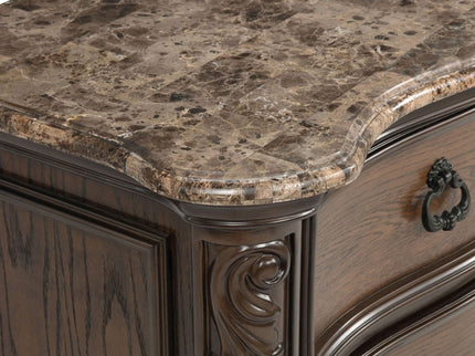 9 Drawers Dresser - Brown / Coffee