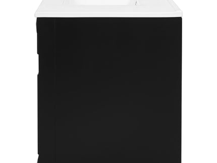 French Simple Style Wall Mounted Bathroom Cabinet With Sink