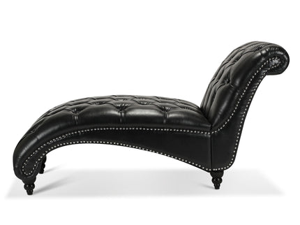 Tufted Armless Chaise Lounge