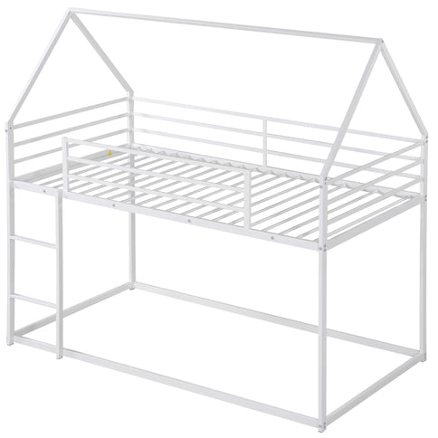 House Bunk Bed With Built In Ladder