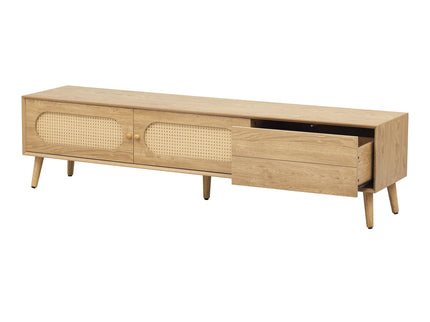 TV Stand For TVs Up To 80", Media Console, Cabinet - Natural