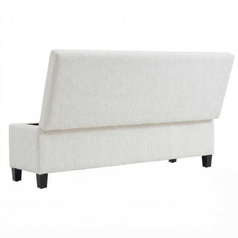 Upholstered Storage Ottoman Bench